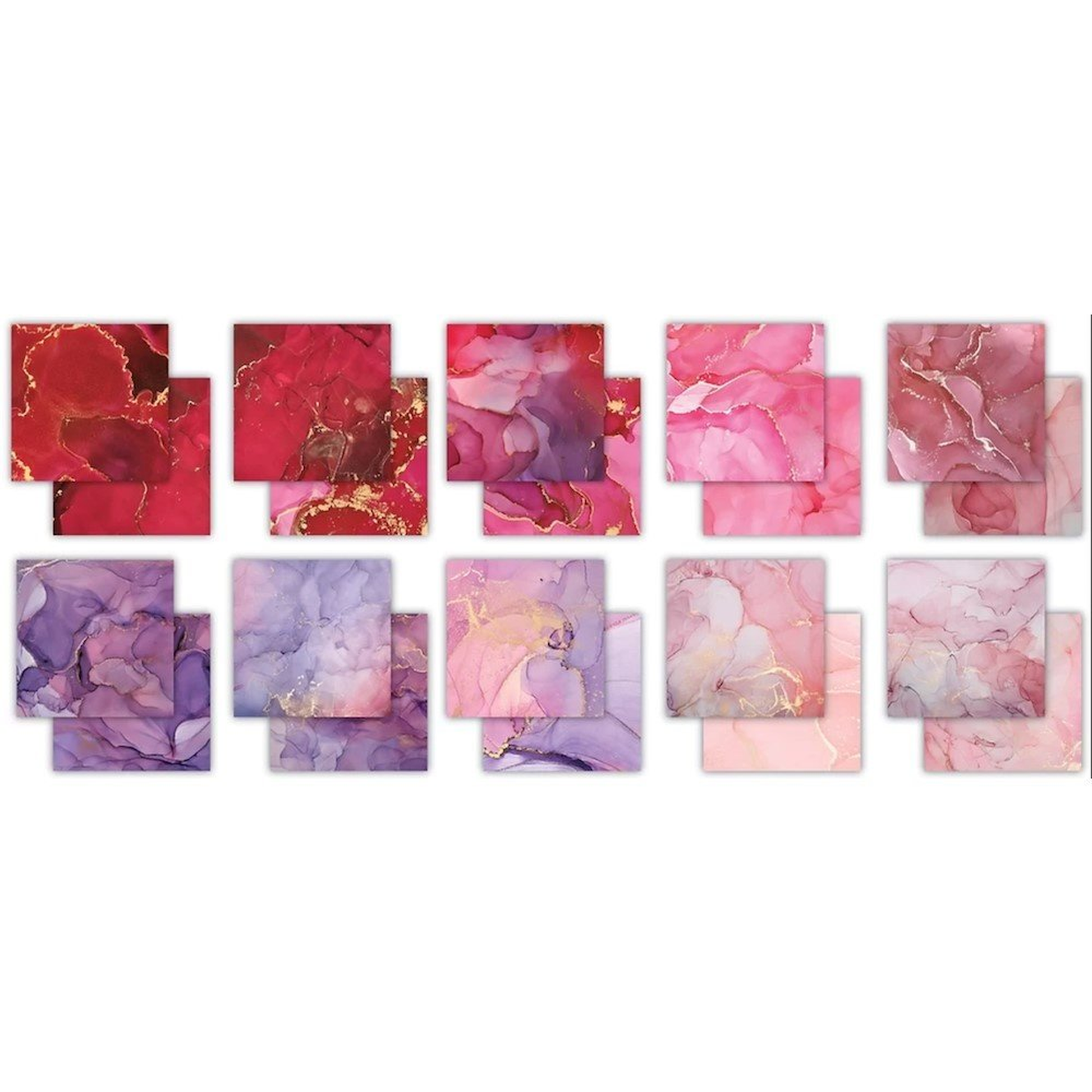 Ink Drops Rose