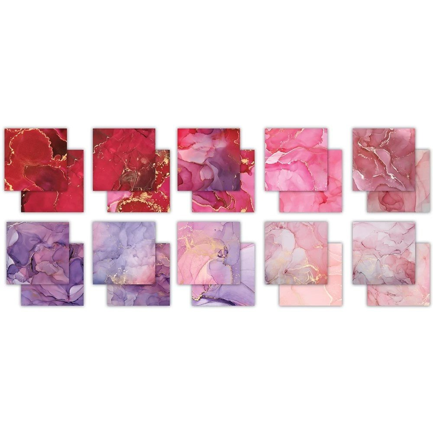 Ink Drops - Rose