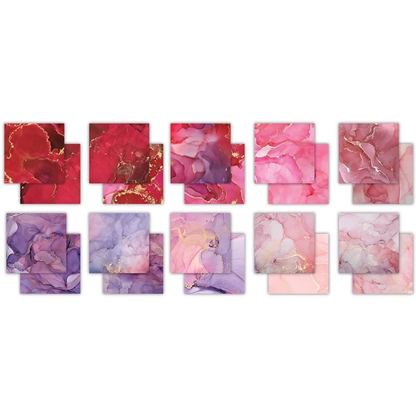 Ink Drops - Rose
