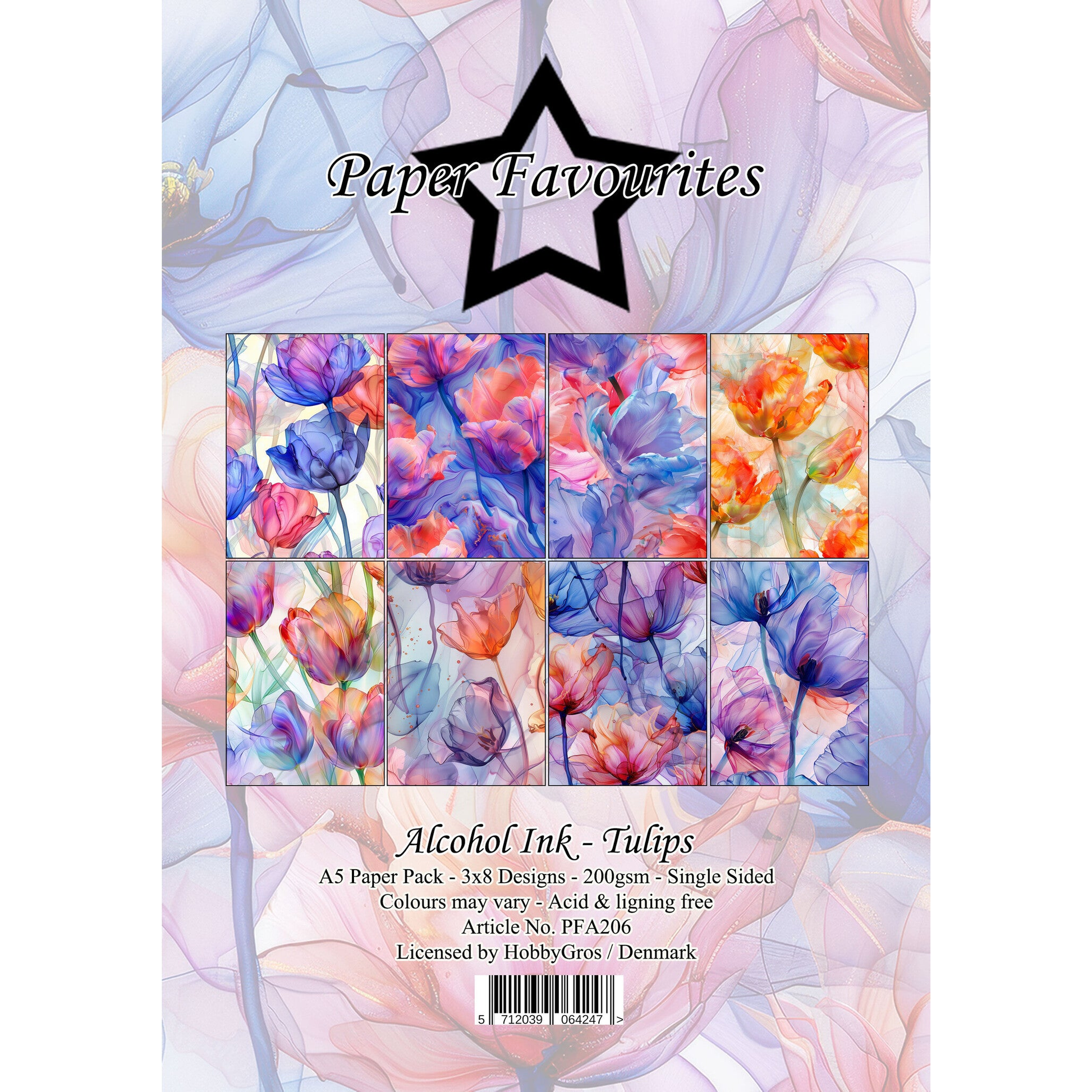Alcohol Ink Tulips