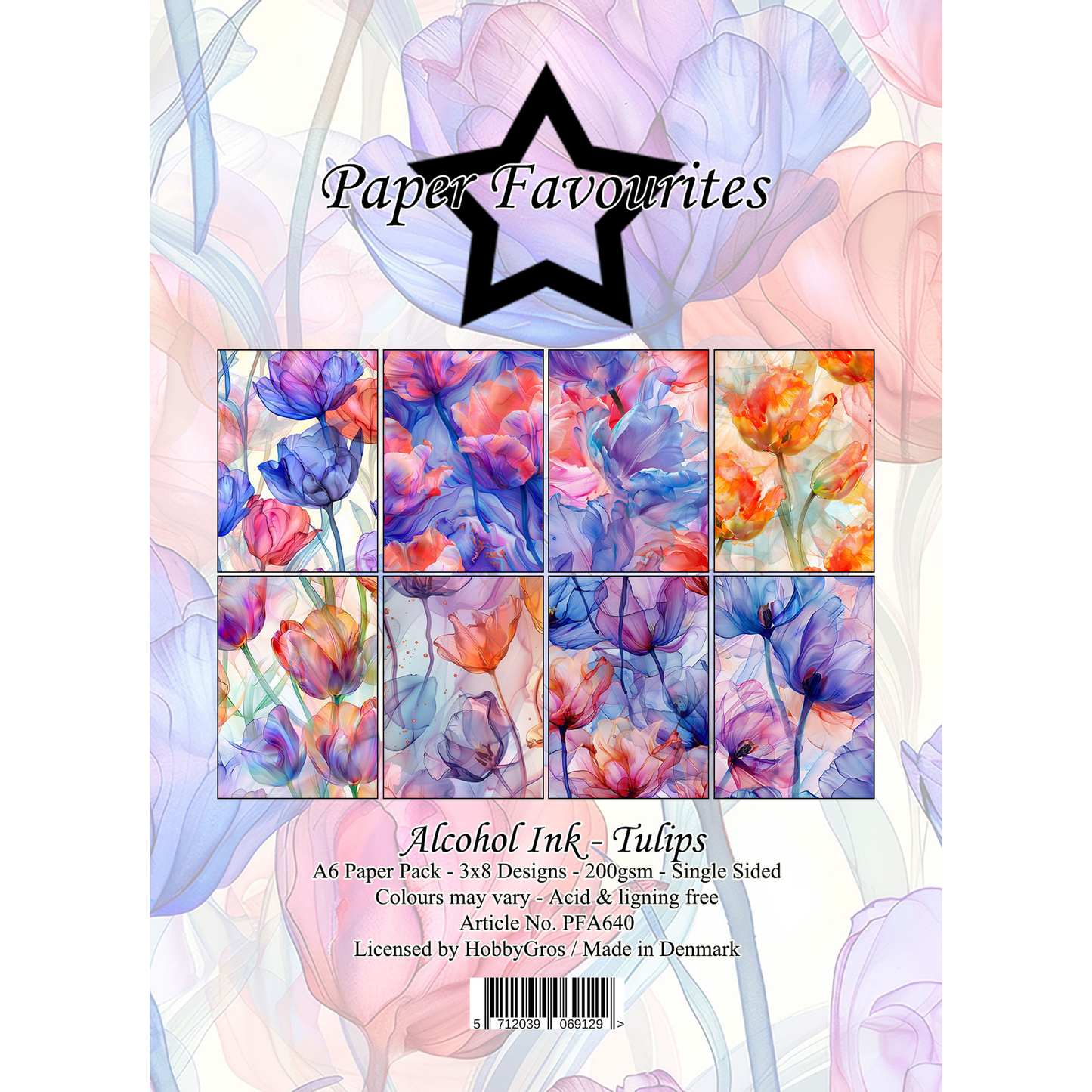Alcohol Ink Tulips