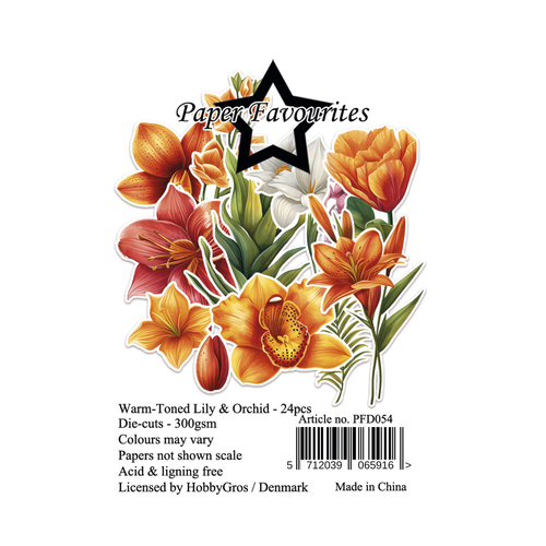 Warm-Toned Lily & Orchid