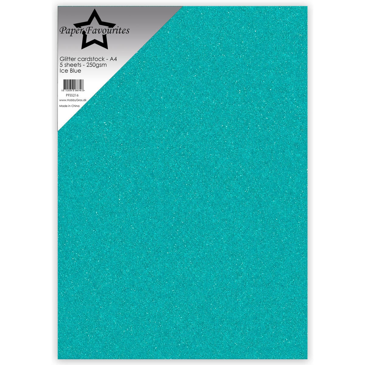 Glitter Cardstock Ice Blue
