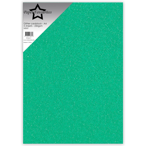 Glitter Cardstock Mint
