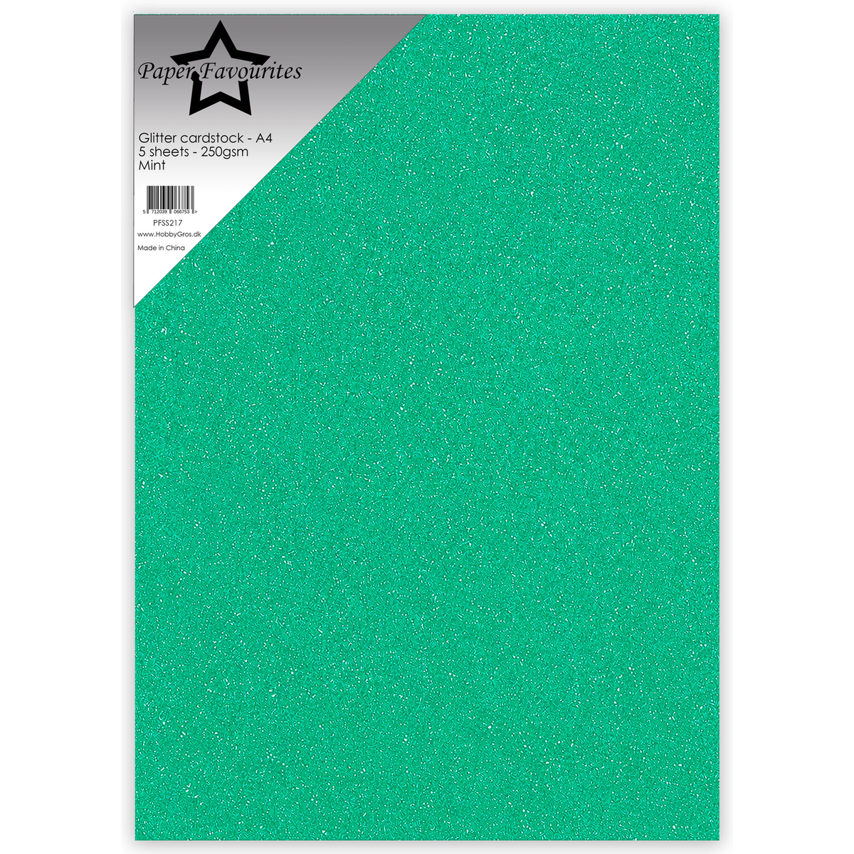 Glitter Cardstock Mint