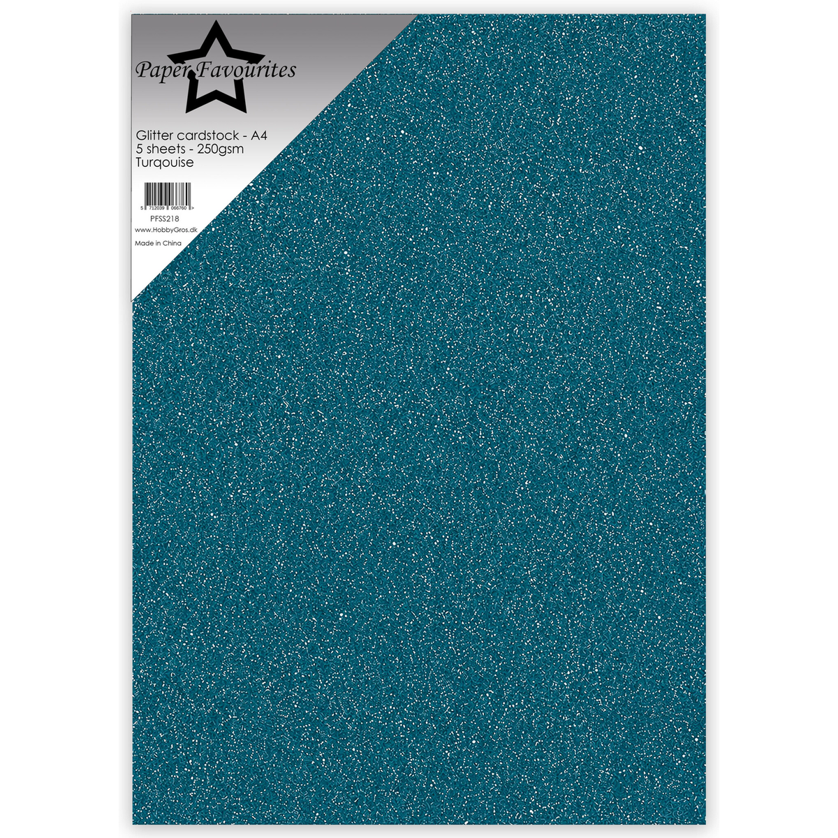 Glitter Cardstock Turqouise