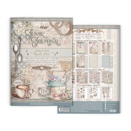 Home & Deco Coffee & Tea A4 Junk Journal