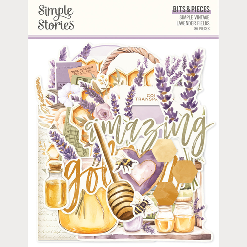 Simple Vintage Lavender Fields