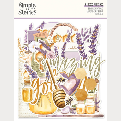 Simple Vintage Lavender Fields