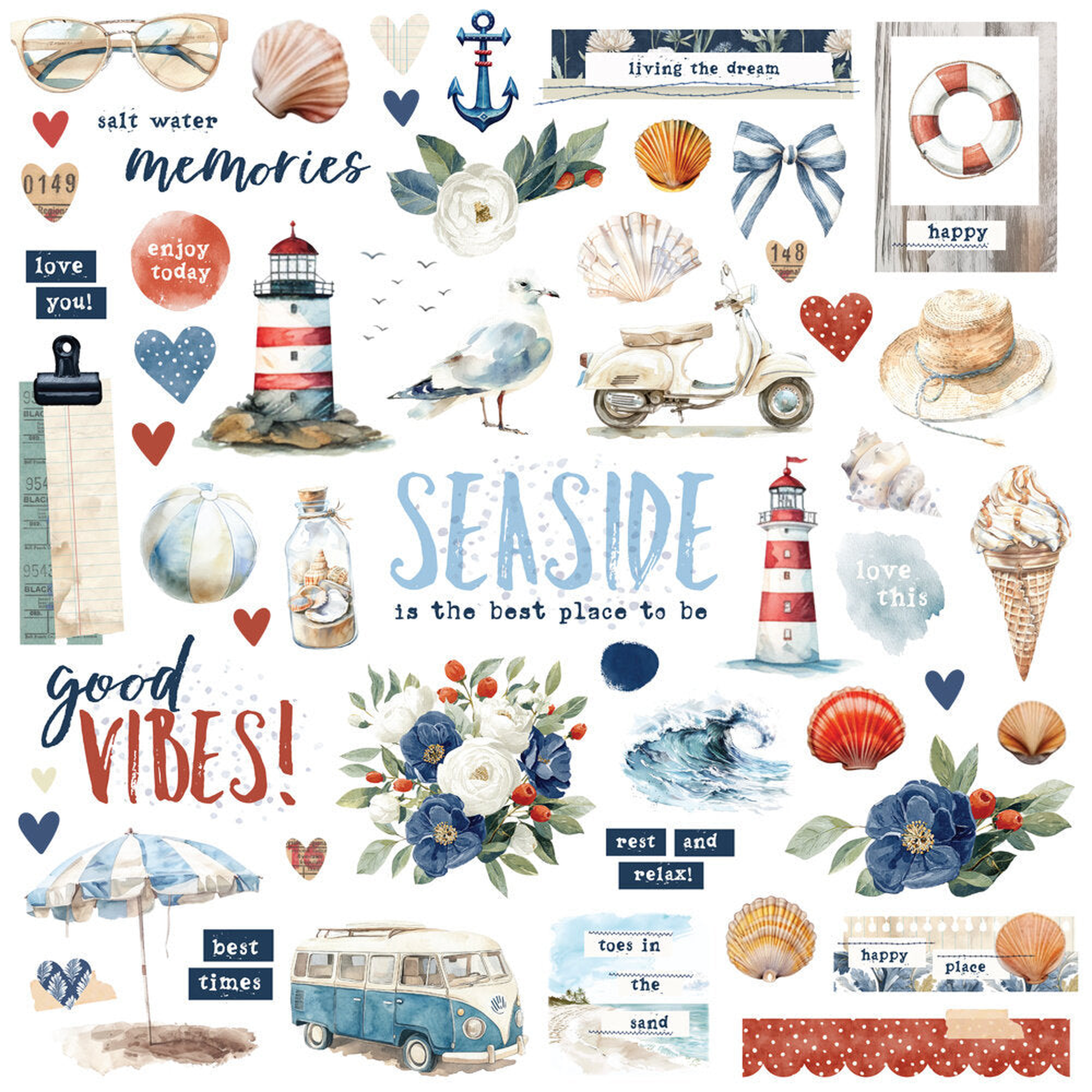 Simple Vintage Sand & Sea