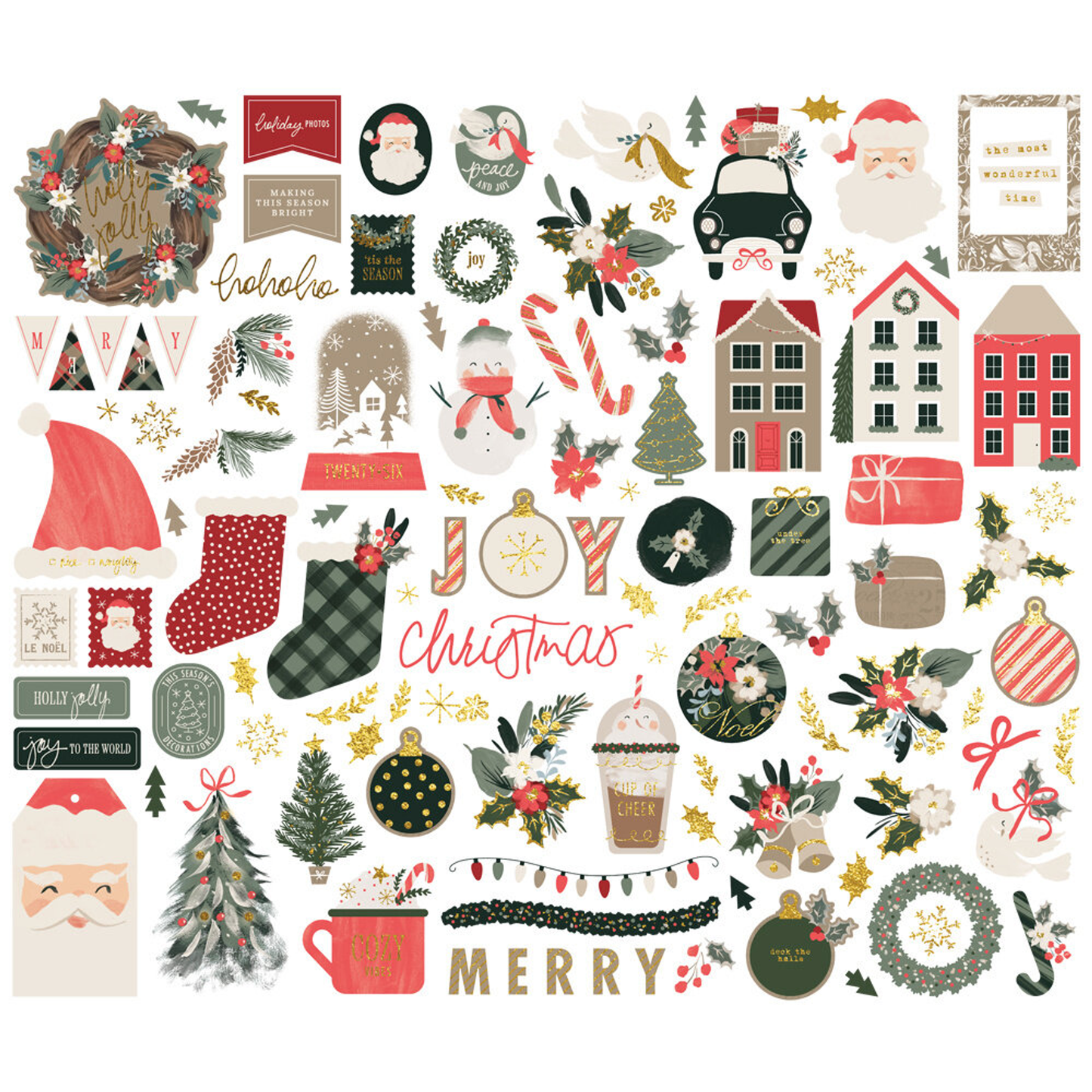 Mistletoe & Holly Bits & Pieces