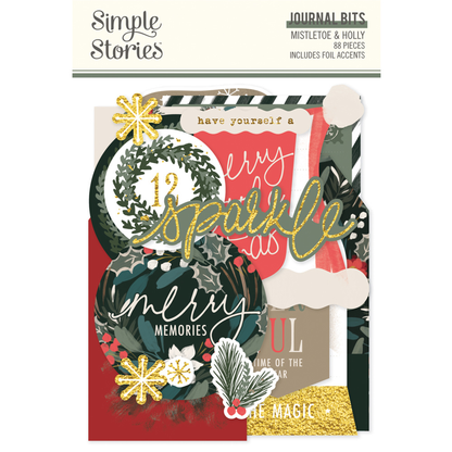 Mistletoe & Holly Journal Bits & Pieces