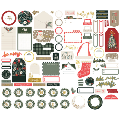 Mistletoe & Holly Journal Bits & Pieces