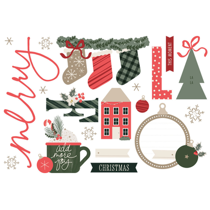 Mistletoe & Holly Simple Pages Pieces