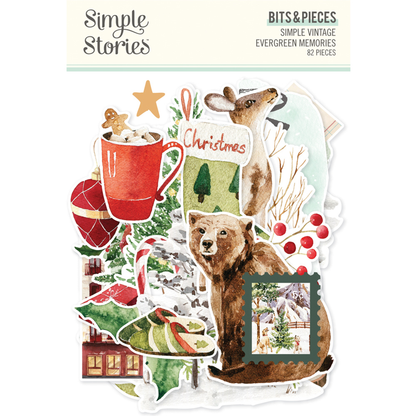 Simple Vintage Evergreen Memories Bits & Pieces