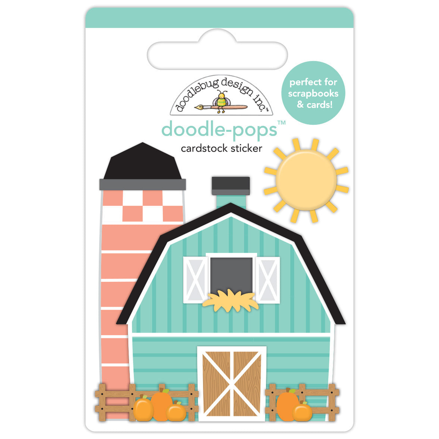 Farmhouse Barn In The Usa Doodle-Pops