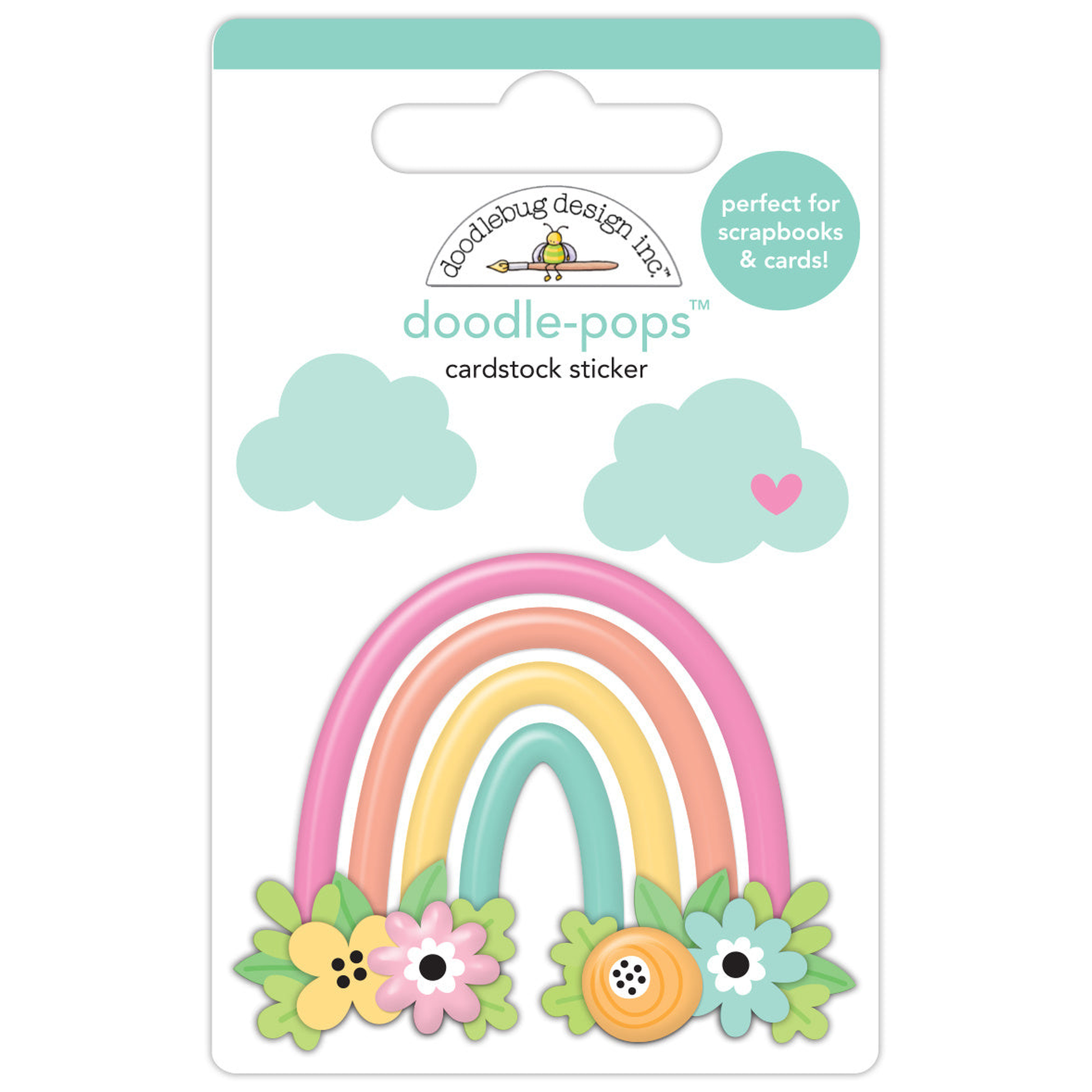 Butterfly Kisses Rainbow Garden Doodle-Pops