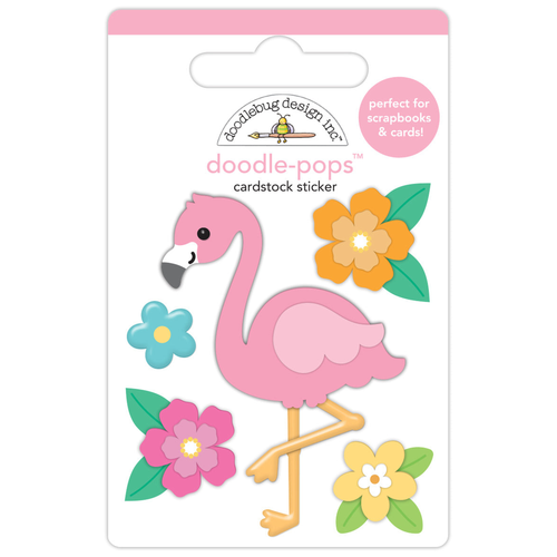 Summer Fun Flora Flamingo Doodle-Pops
