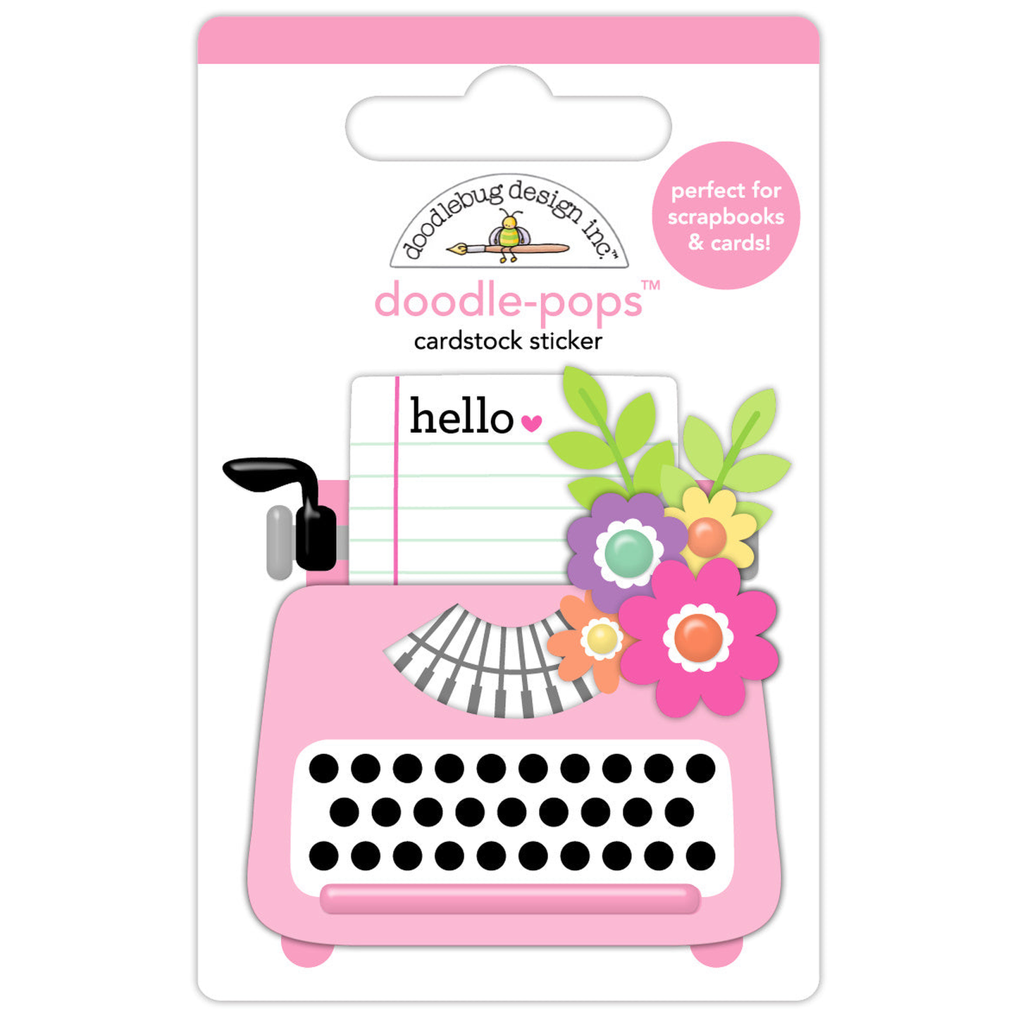 Color Me Crafty Just A Note Doodle-Pops