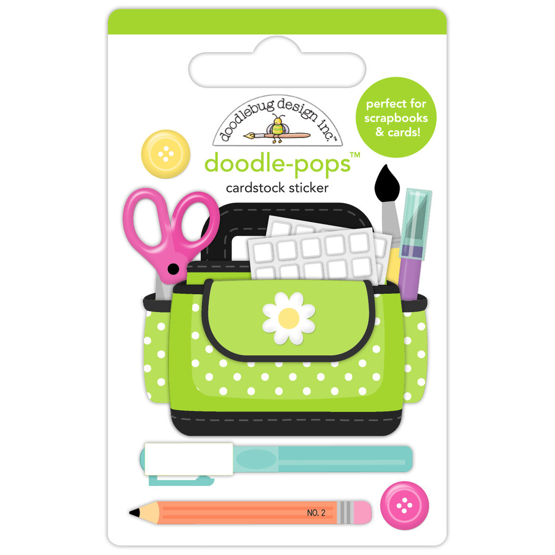Color Me Crafty Crafty Girl Doodle-Pops