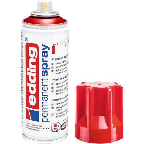 e-5200 Permanent Spray Traffic Red Glossy RAL3020