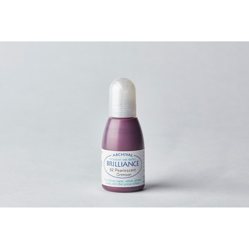 Tsukineko Brilliance Ink Refill Pearlescent Crimson