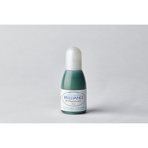 Tsukineko Brilliance Ink Refill Pearlescent Ivy