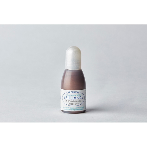 Tsukineko Brilliance Ink Refill Pearlescent Chocolate