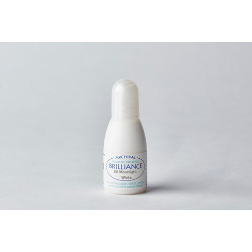 Tsukineko Brilliance Ink Refill Moonlight White