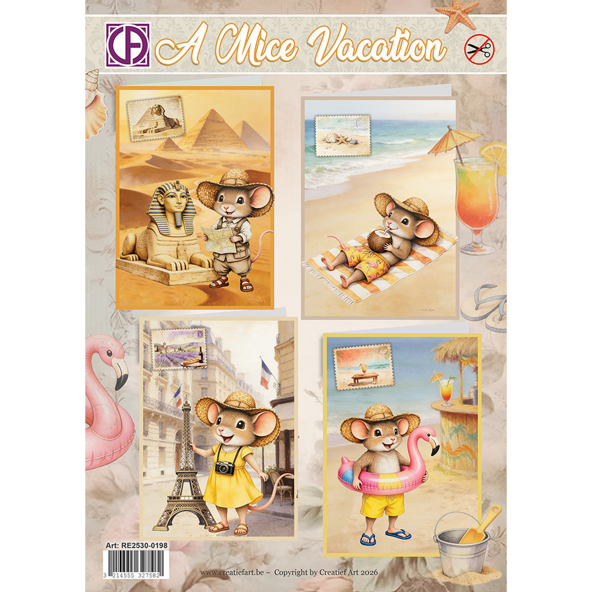 A Mice Vacation Card Kit
