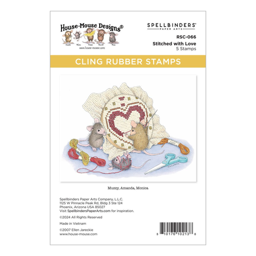 House-Mouse Heart and Soul - Stitched with Love