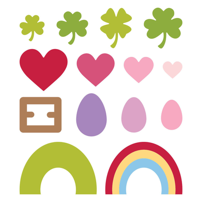 3D Felt Décor Spring Spring Embellishments