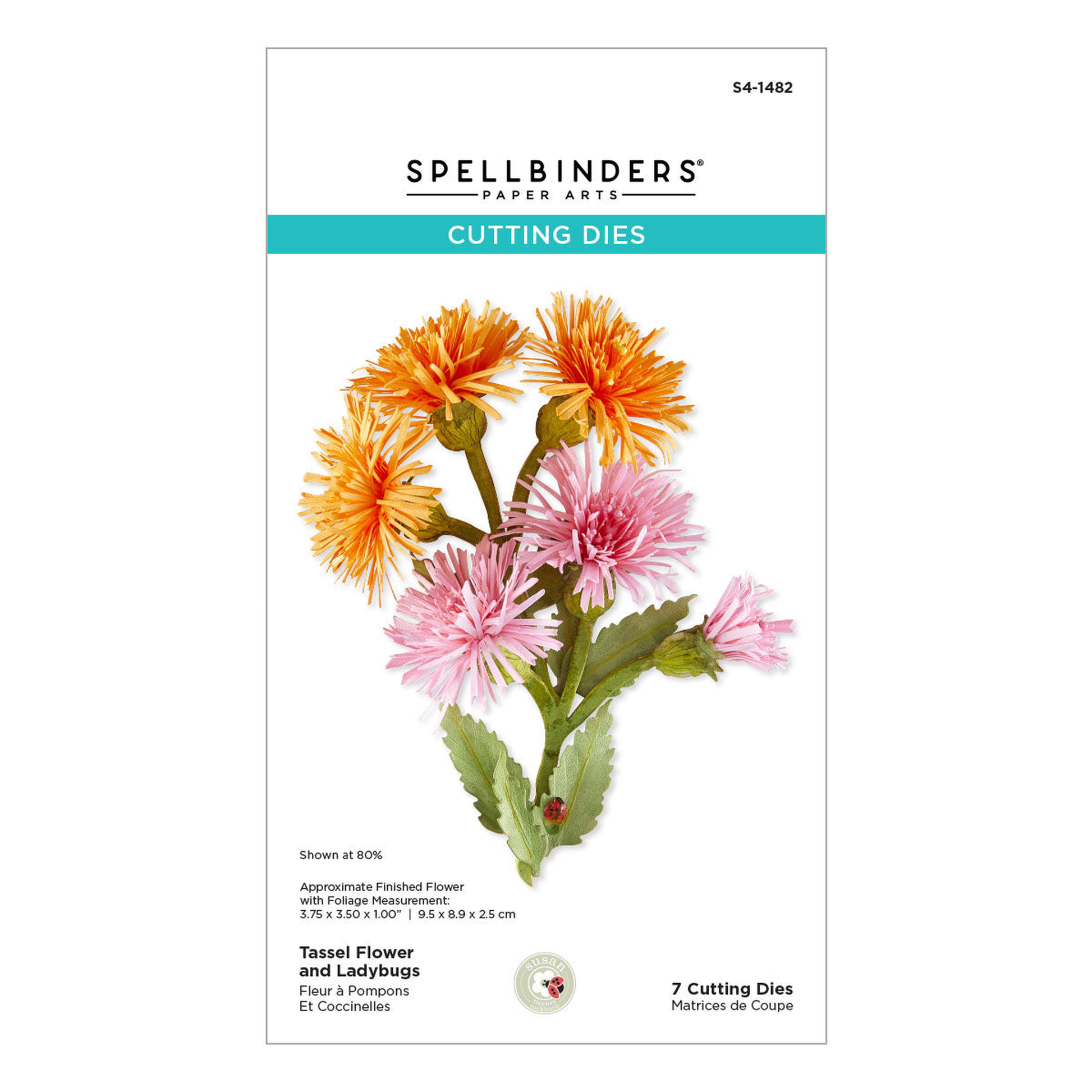 Serenity Garden Tassel Flower and Ladybugs