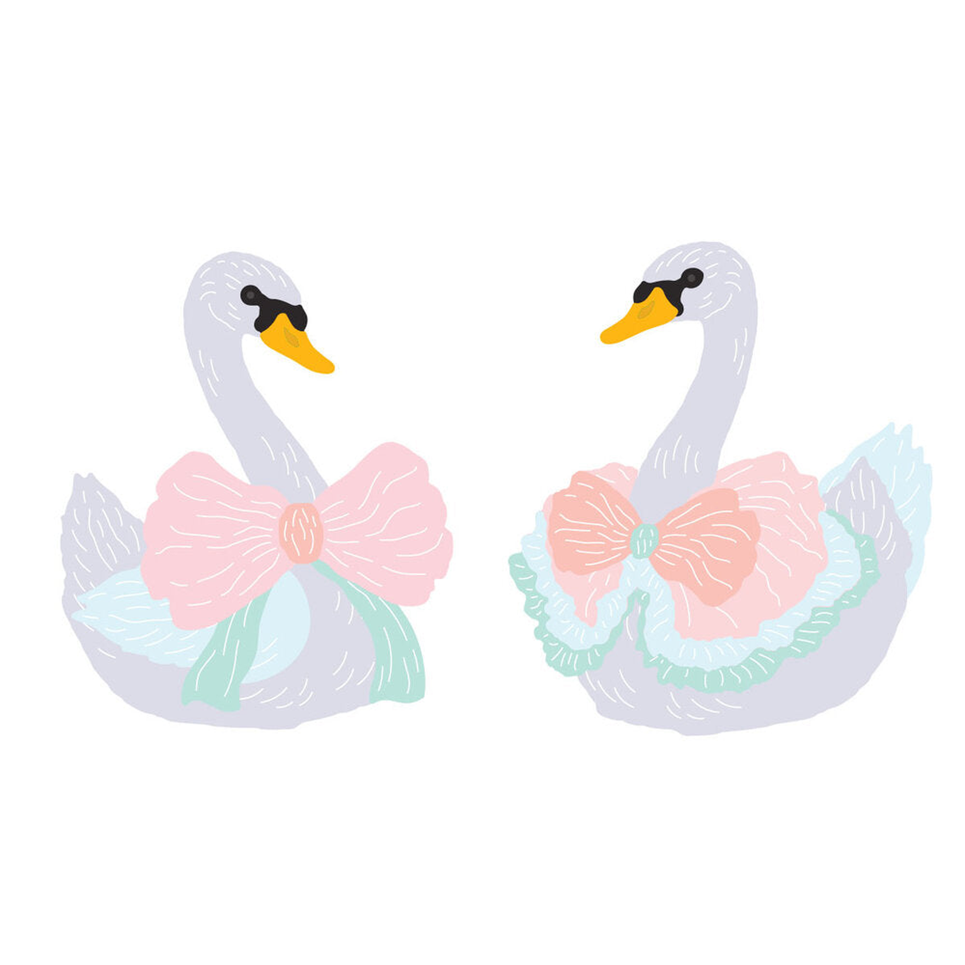 Buttons & Keepsakes Keepsake Swans