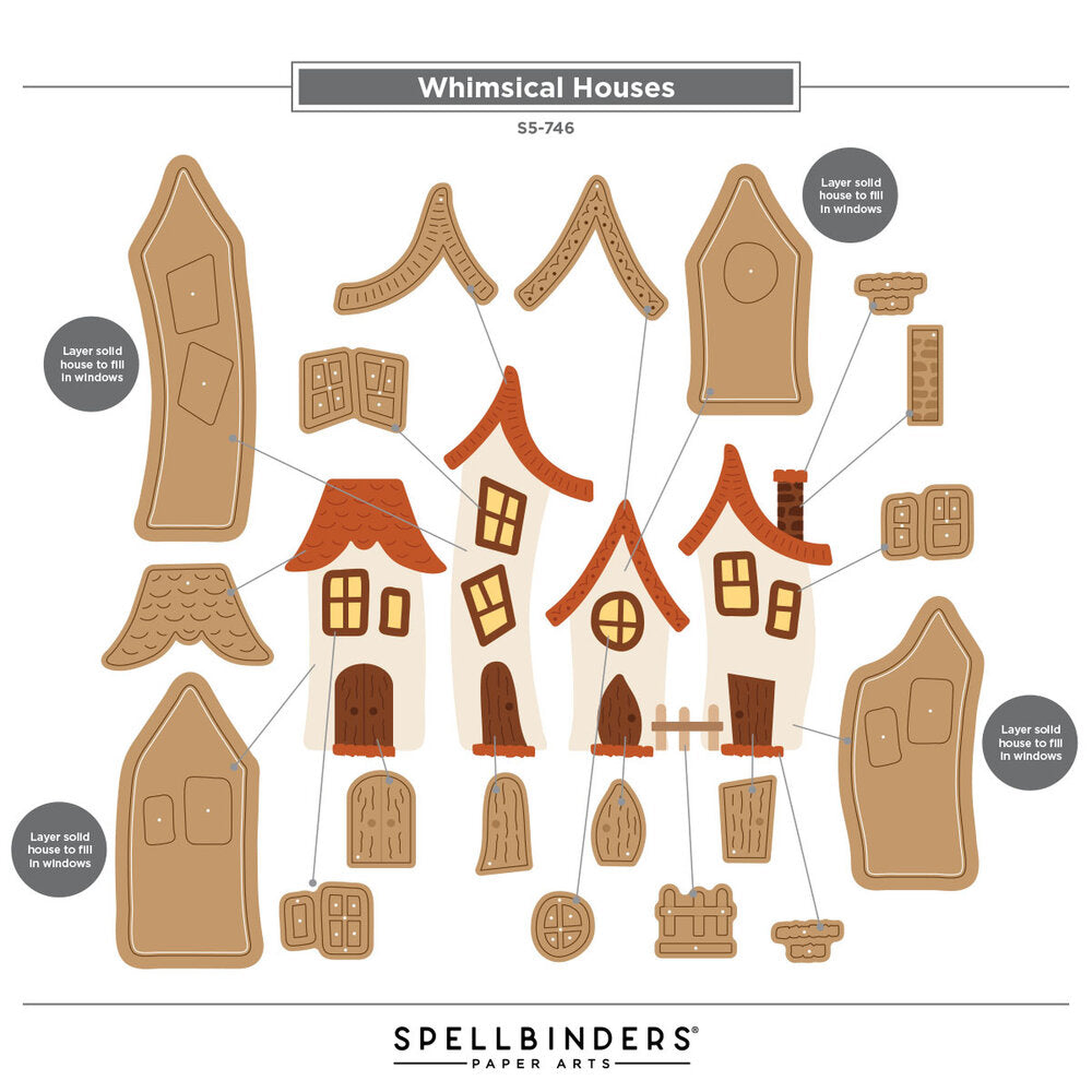 Whimsical Village Houses