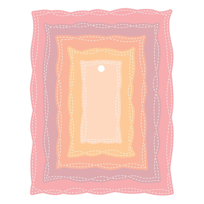 Poppy Song - Playful Stitched Panels