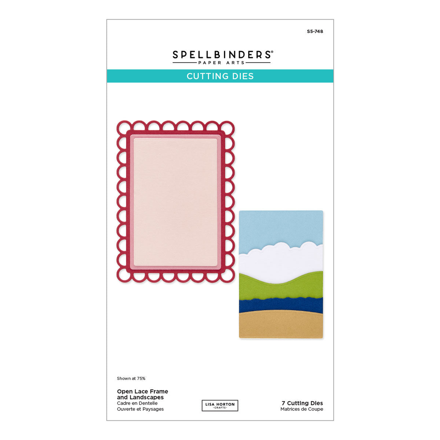 Summertime - Open Lace Frame and Landscapes