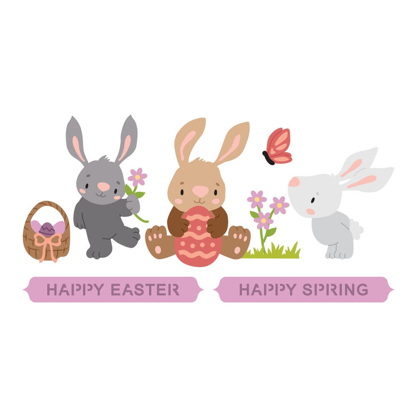 Happy Spring - Bunny Buddies