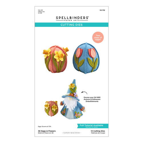 3D Felt Décor Spring Eggs & Flowers
