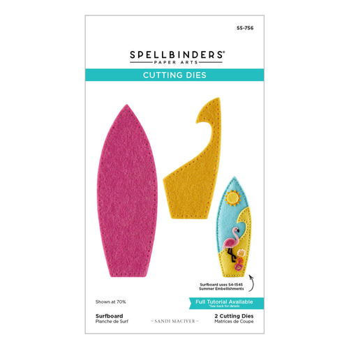 3D Felt Décor Summer Surfboardby