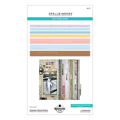 Turn the Page Keepsake Capsule Borders