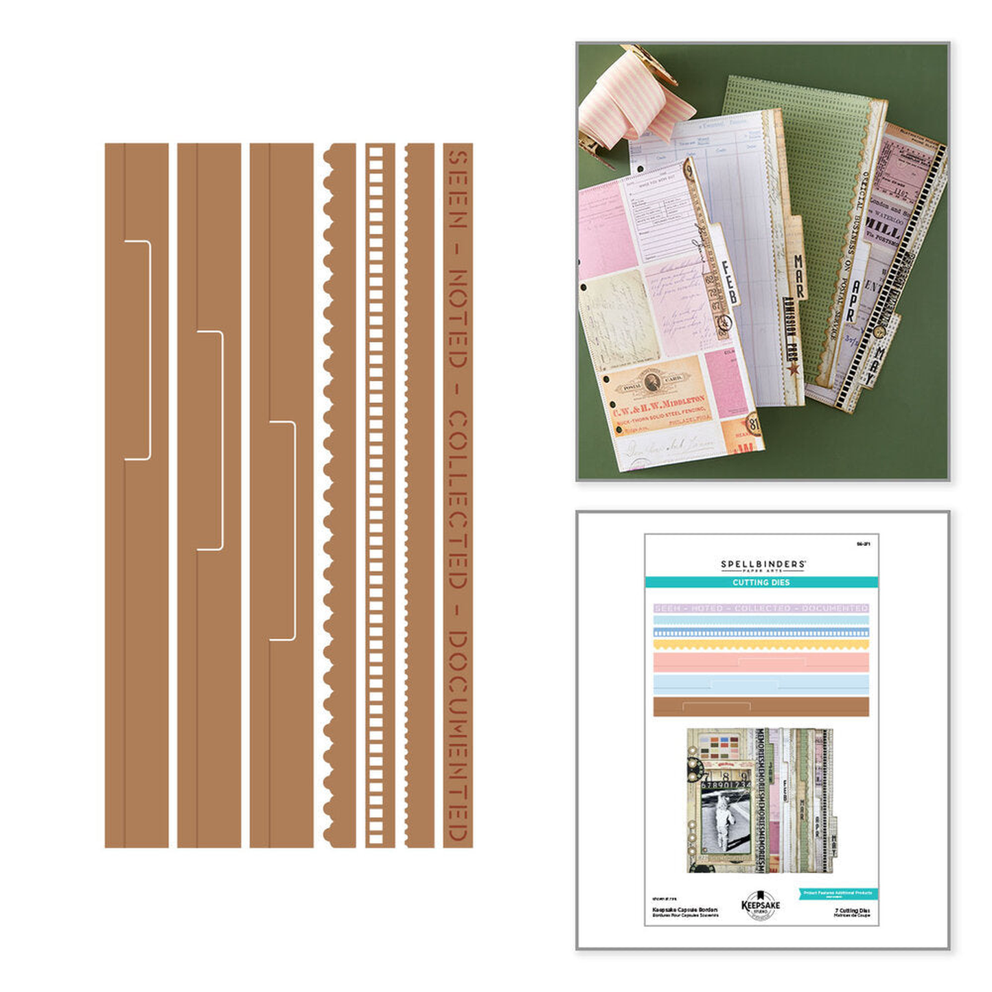 Turn the Page Keepsake Capsule Borders