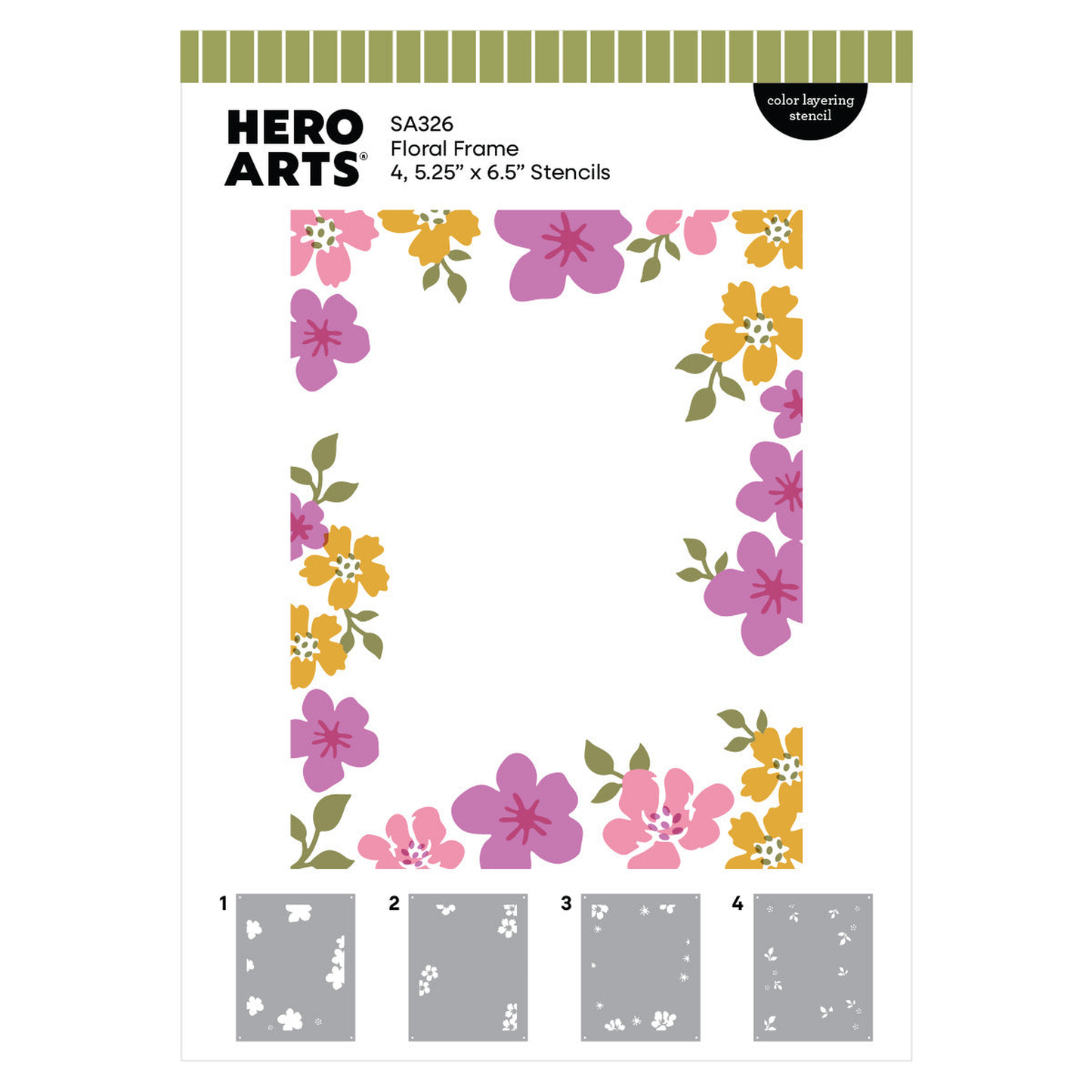 Fresh Flowers Floral Frame