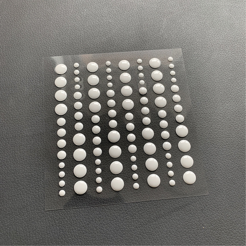 Adhesive Enamel Dots Soft White