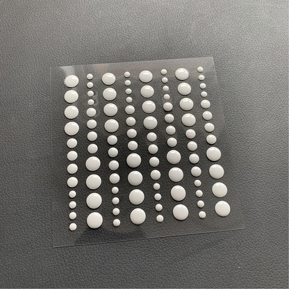 Adhesive Enamel Dots Soft White