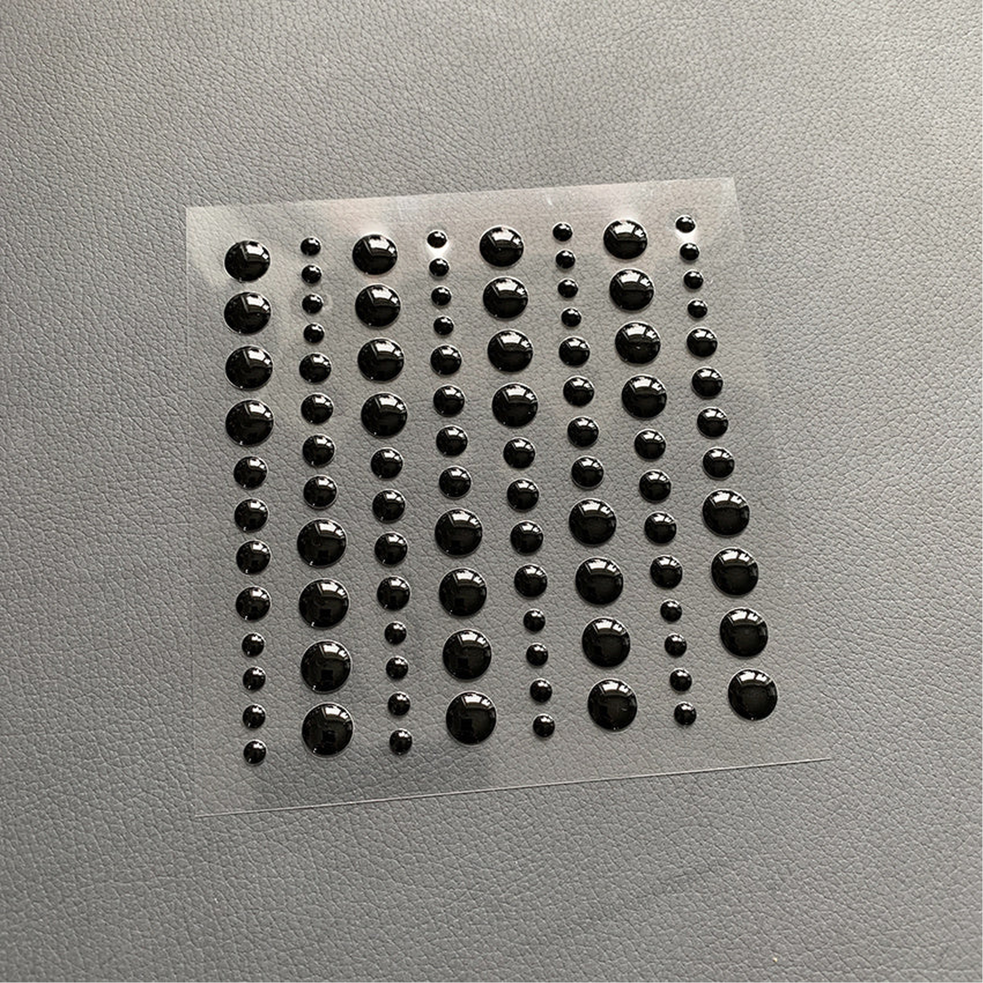 Adhesive Enamel Dots Jet Black