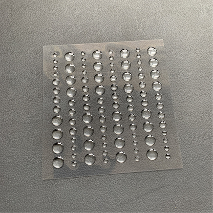 Adhesive Enamel Dots Clear Water