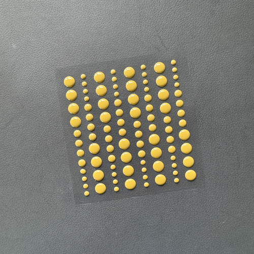 Adhesive Enamel Dots Olive