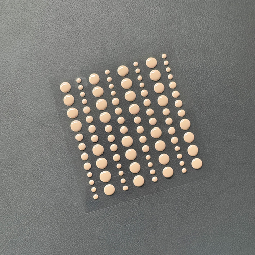Adhesive Enamel Dots Nougat