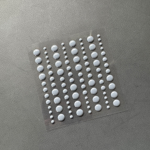 Adhesive Enamel Dots Charcoal